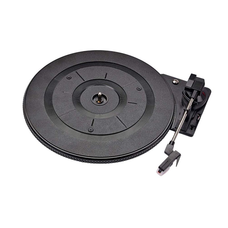 EXCEART Vintage Style Belt Driven Turntable with 28cm Platter for Vinyl Records Retro Phonograph Player Home Audio System Model 1L01 - Image 1